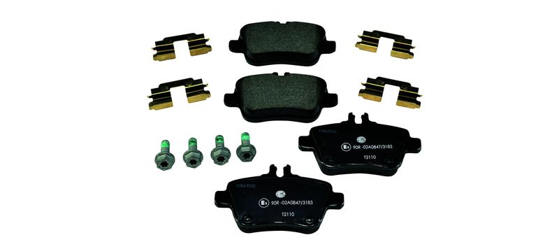 Mercedes A Serisi W176 Fren Balatası Arka | HELLA 8DB 355 019-641