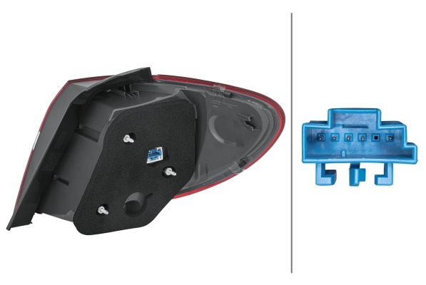 Mercedes B Serisi W246 Stop Lambası LED Sol | HELLA 2SD 354 873-051