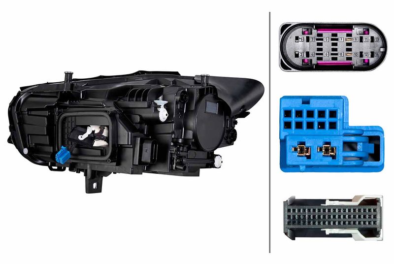Mercedes B Serisi W247 Far LED Sağ | HELLA 1EX 015 315-521