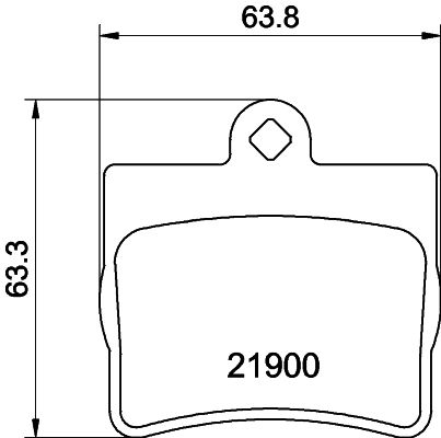 Mercedes C Serisi W202 Fren Balatası Ön | HELLA 8DB 355 008-311