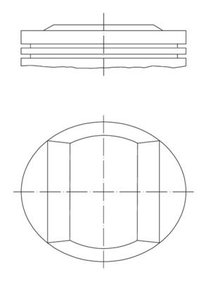 Mercedes C Serisi W203 M111 Piston 90.41mm 050 | MAHLE 005 21 02