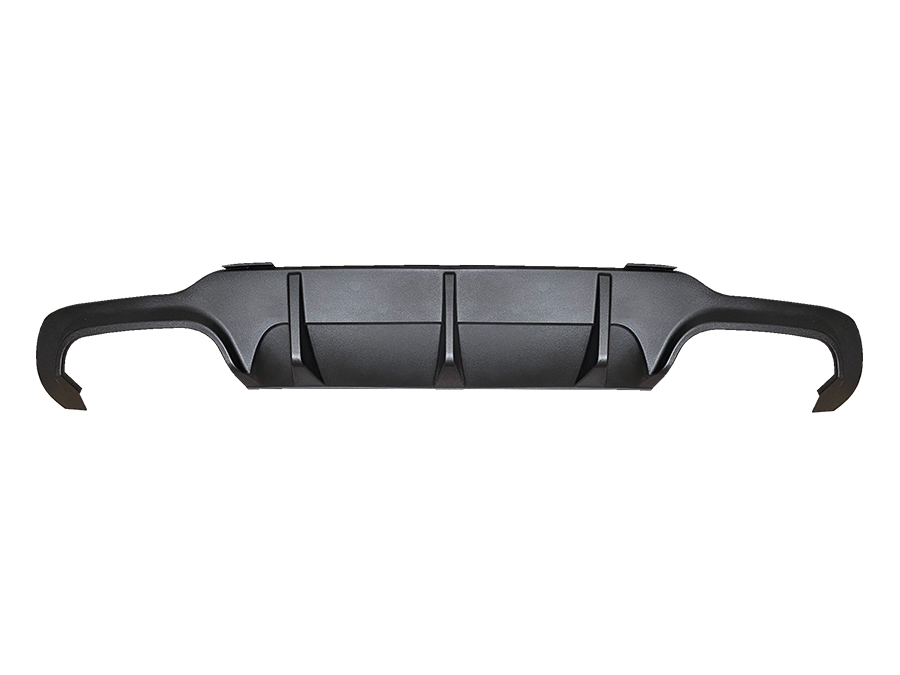 Mercedes W204 2007-2013 AMG C63 Rear Bumper Diffuser Dual Exhaust