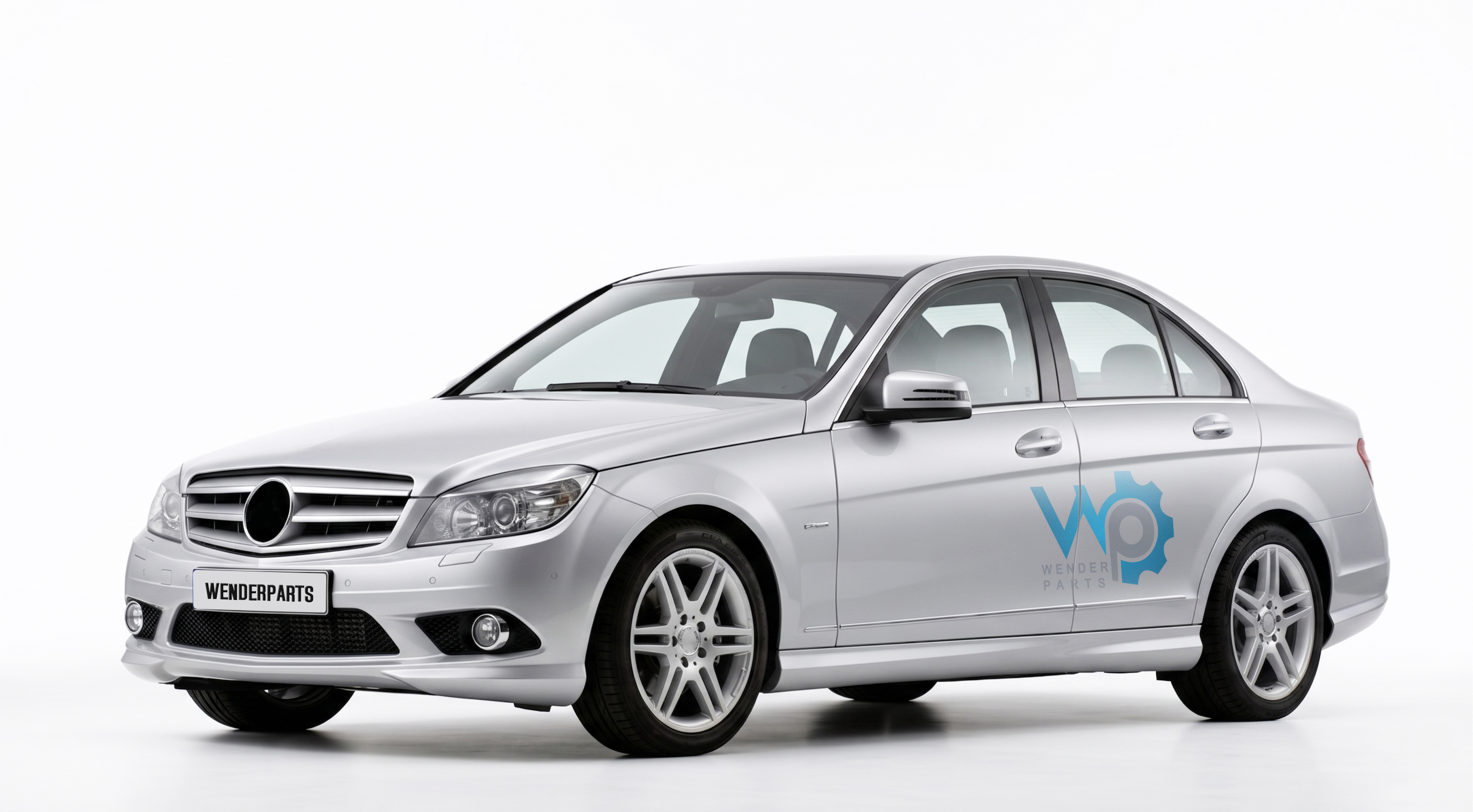 Mercedes C Serisi W204 2007-2013 Avg Panjur Krom/Gümüş | WENDER MA2048800023SL