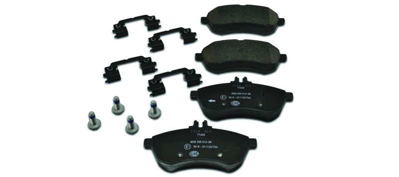Mercedes E Serisi W212 Fren Balatası Arka | HELLA 8DB 355 012-581