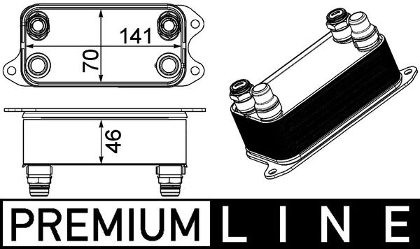 Mercedes C Serisi W204 M271 Otomatik Şanzıman Yağ Soğutucusu | MAHLE CLC 227 000P