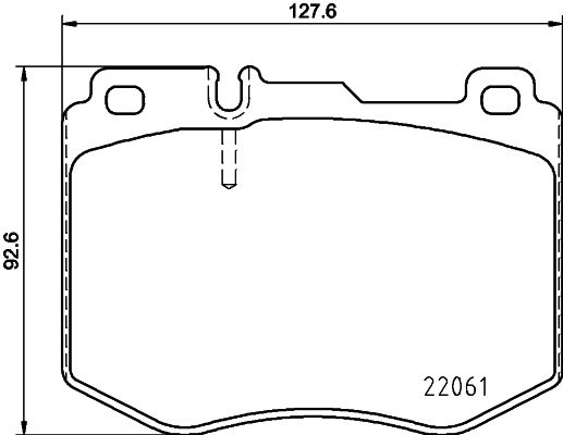 Mercedes E Serisi W213 Fren Balatası Arka | HELLA 8DB 355 021-671