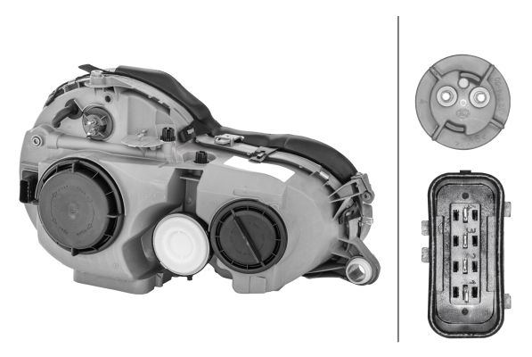 Mercedes E Serisi W210 Far Halojen Sol | HELLA 1D9 007 970-031
