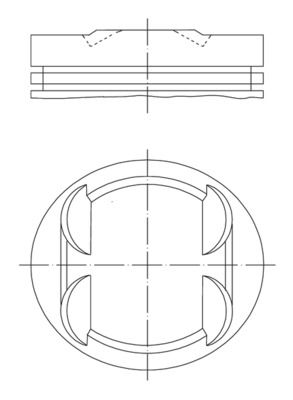 Mercedes C Serisi W203 M112 Piston 90.15mm 025 | MAHLE 001 34 01