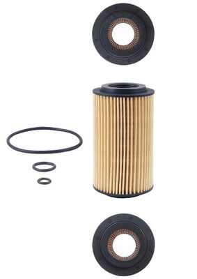 Mercedes C Serisi W204 C 200 CDI OM646 Yağ Filtresi | MAHLE OX 153D3