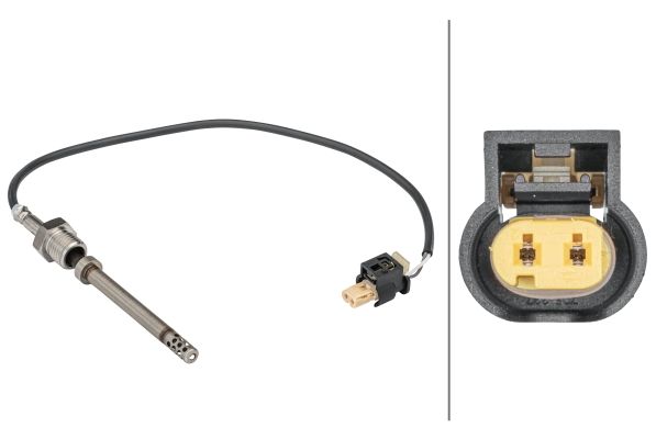 Mercedes C Serisi W203 OM646 Egzoz Gazı Sıcaklık Sensörü | HELLA 6PT 358 181-481