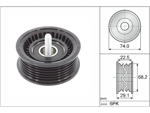 Mercedes M Serisi W166 ML 350 4-matic Gergi Rulmanı | INA 532 0784 10