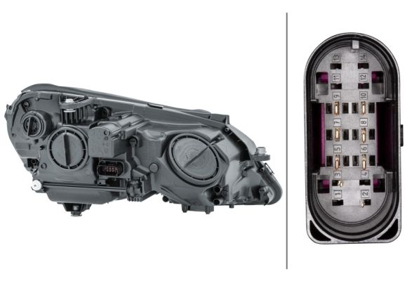 Mercedes E Serisi W212 Far Halojen Sol | HELLA 1EL 010 800-011