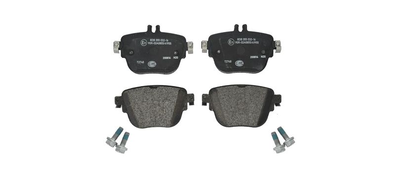 Mercedes E Serisi W213 Fren Balatası Arka | HELLA 8DB 355 032-161