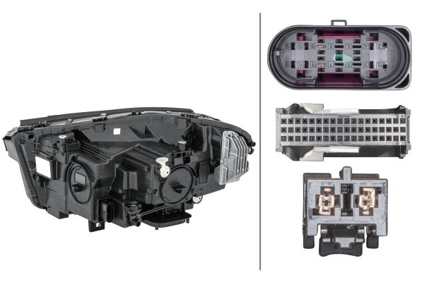 Mercedes GLA Serisi H247 Far LED Sağ | HELLA 1EX 013 074-621