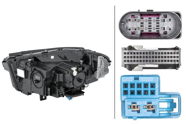 Mercedes GLA Serisi H247 Far LED Sağ | HELLA 1EX 013 074-721