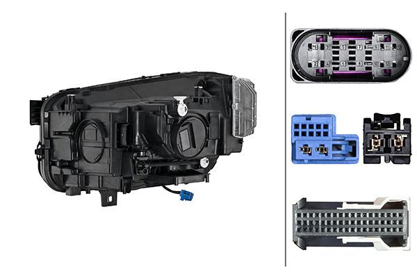 Mercedes GLB Serisi W247 Far LED Sağ | HELLA 1EX 013 080-621