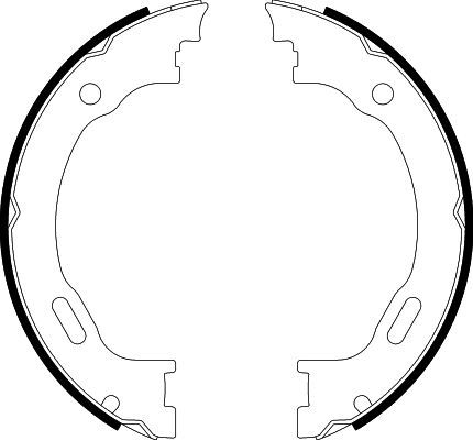 Mercedes ML Serisi W163 El Freni Pabuç Seti | HELLA 8DA 355 050-451
