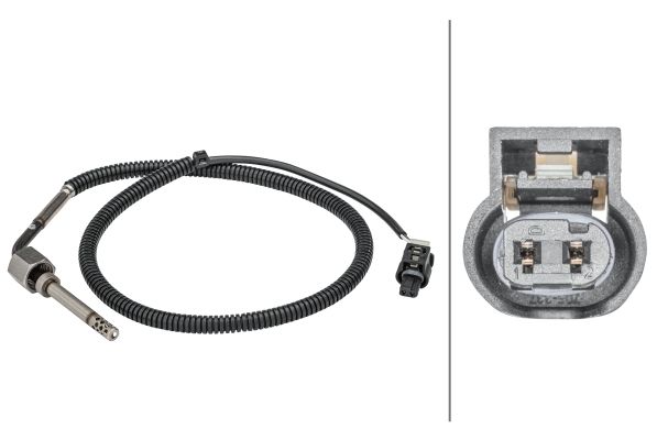 Mercedes E Serisi W212 OM642 Egzoz Gazı Sıcaklık Sensörü | HELLA 6PT 358 181-411