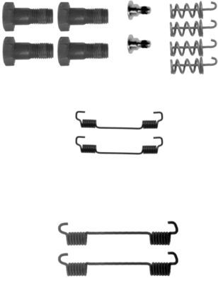 Mercedes S Serisi W140 El Freni Pabuç Aksesuar Kiti | HELLA 8DZ 355 201-741