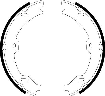 Mercedes S Serisi W221 El Freni Pabuç Seti | HELLA 8DA 355 050-781