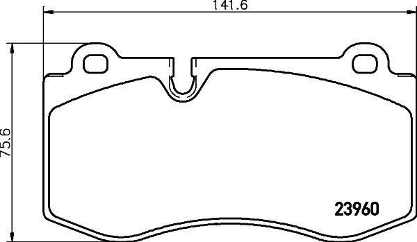 Mercedes E Serisi W211 Fren Balatası Arka | HELLA 8DB 355 011-401