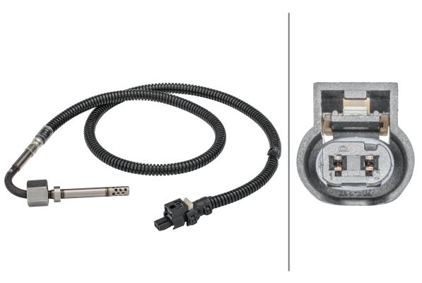 Mercedes S Serisi W221 OM642 Egzoz Gazı Sıcaklık Sensörü | HELLA 6PT 358 181-691