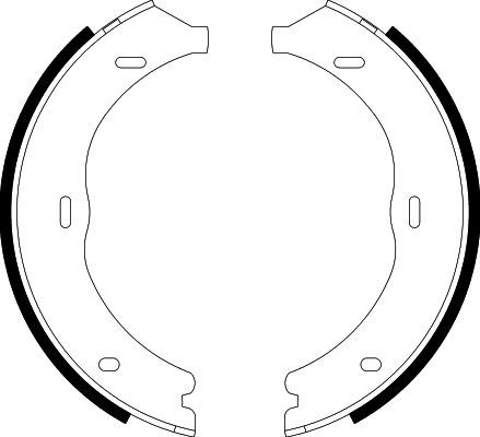 Mercedes Vito Serisi W447 El Freni Pabuç Seti | HELLA 8DA 355 050-561