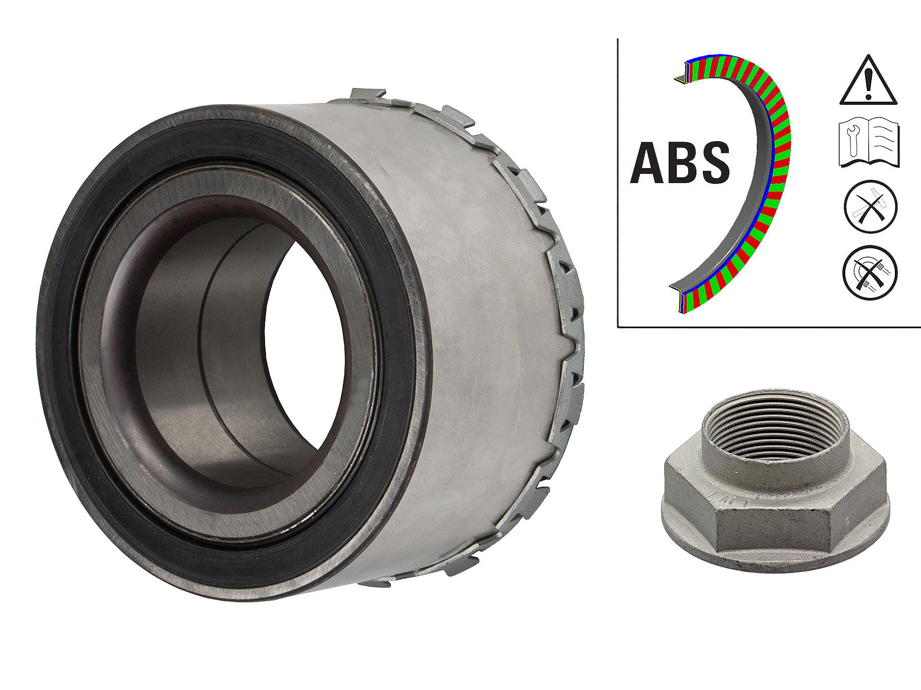 Front Wheel Bearing Set for Mercedes VITO Tourer W447 FAG 713 6679 80