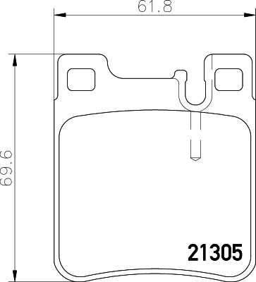 Mercedes E Serisi W210 Fren Balatası Ön | HELLA 8DB 355 007-581
