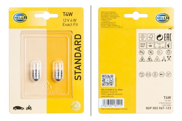 Mercedes W201 Kasa Sinyal Ampülü | HELLA 8GP 002 067-123
