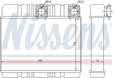 BMW E46 Heater Radiator | NISSENS 70514