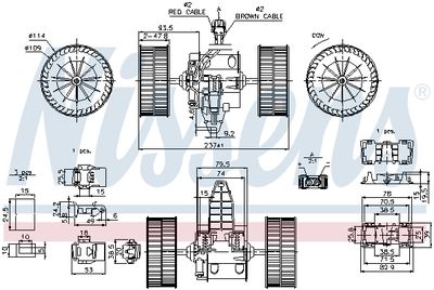 BMW E60 Heater Motor | NISSENS 87117