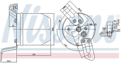 BMW E36 M52 Air Conditioning Dryer | NISSENS 95004 Spare Part