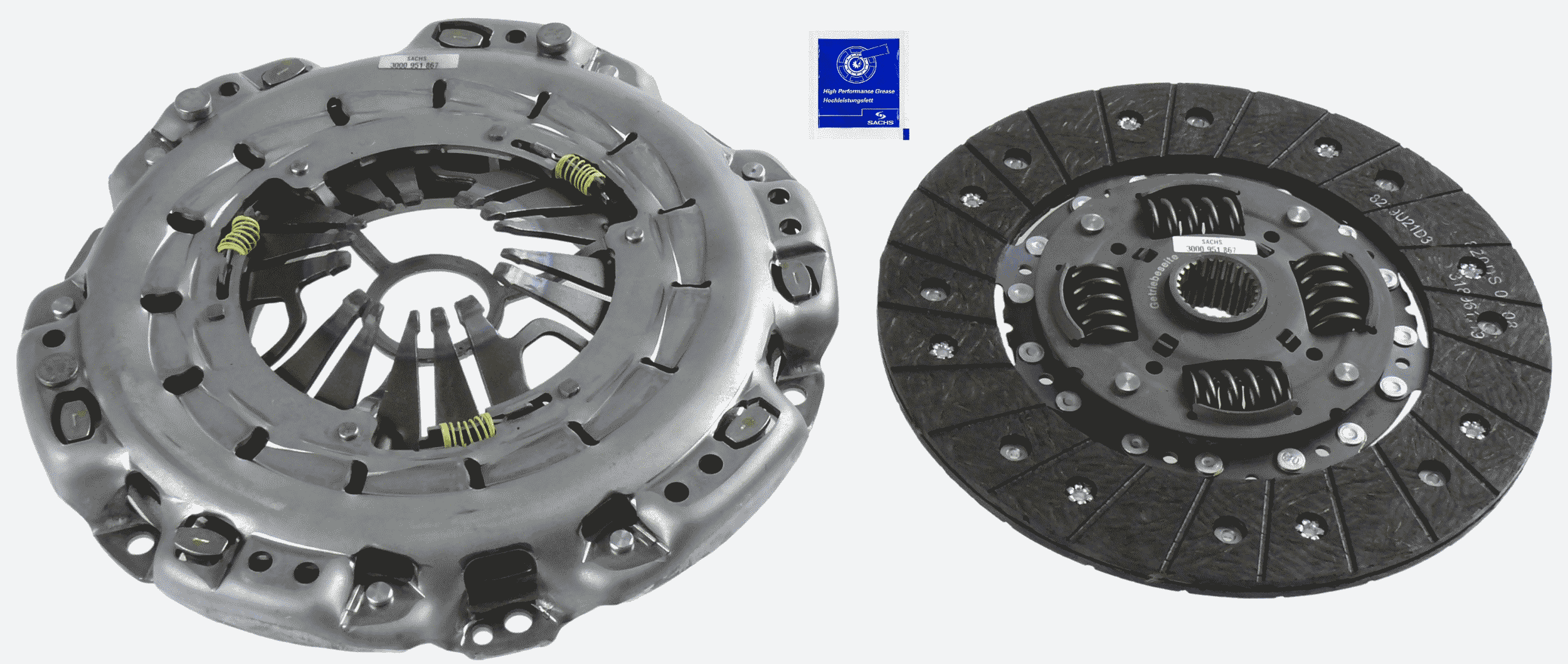 Mercedes W204 C 250 M272 Debriyaj Seti | SACHS 3000 951 867
