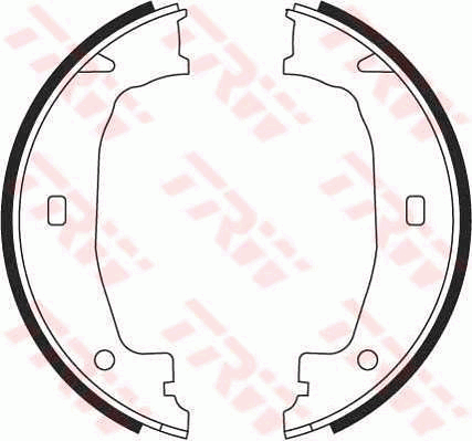 BMW 3 Serisi E46 325 ti M54 Arka Fren Pabucu | TRW GS8432