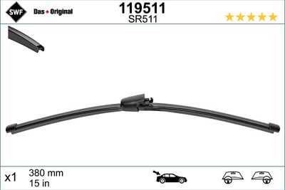 BMW X5 E70 Arka Silecek (2007-2013) | SWF 119511