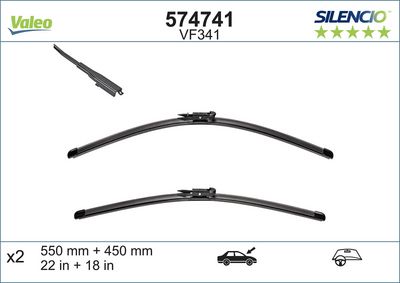 Bmw 1 Serisi F20 Ön Silecek Takımı (2012-2019) | VALEO 574741