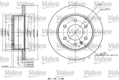 Mercedes Sprinter W906 Arka Fren Diski | VALEO 187142