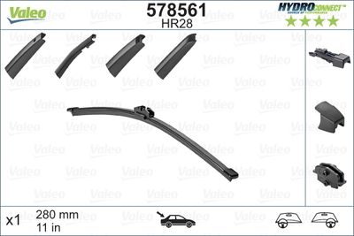 BMW 1 Serisi E87 Silecek Süpürgesi | VALEO 578561
