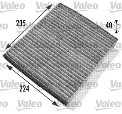 Mercedes ML Serisi W163 Polen Filtresi | VALEO 698778