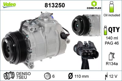 BMW 1 Serisi E81 N52 Klima Kompresörü | VALEO 813250
