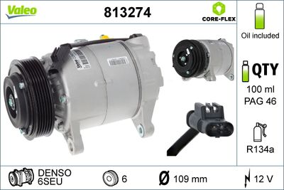 BMW 2 Serisi F45 Active Tourer B48 Klima Kompresörü | VALEO 813274