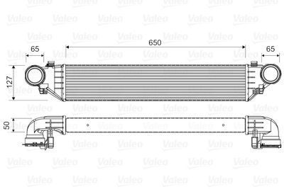 Mercedes C Serisi W203 M271 Turbo İntercooler Radyatörü | VALEO 817760