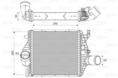 Mercedes Vito Serisi W638 OM611 Turbo İntercooler Radyatörü | VALEO 818590