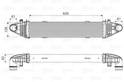 Mercedes C Serisi W204 OM651 Turbo İntercooler Radyatörü | VALEO 818616