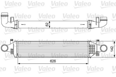 Mercedes A Serisi W176 OM651 Turbo İntercooler Radyatörü | VALEO 818623