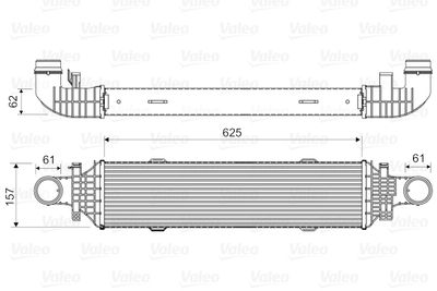 Mercedes C Serisi W204 OM651 Turbo İntercooler Radyatörü | VALEO 818631