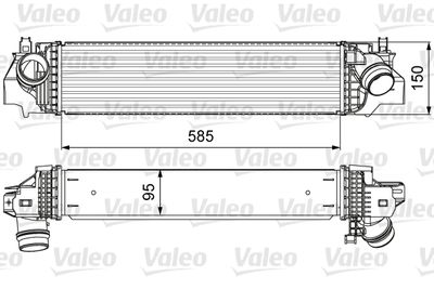 BMW 2 Serisi F45 Active Tourer B48 Turbo İntercooler Radyatörü | VALEO 818640