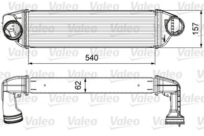BMW X1 Serisi E84 N47 Turbo İntercooler Radyatörü | VALEO 818642