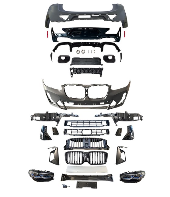 BMW X4 Serisi G02 2018- Gövde Kiti [DONUSUM => G02-LCI] PDCli:Arka, <OO-OO> Egz.Çıkışlı, Panj-lu, Farlar -M-Tech- 2018-21 | WENDER BA0022101